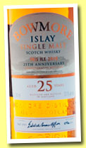 Bowmore 25 yo (53.1%, OB, Feis Ile 25th Anniversary, 2010, 100 bottles)